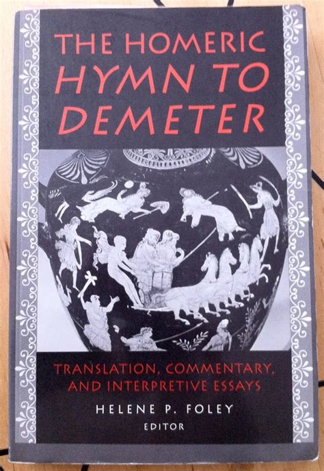 homeric hymn to demeter greek.